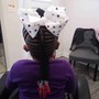 Natural Braids with side shave