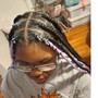 Knotless Braids (Feed Ins)