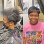 Relaxer Retouch and Women's Cut