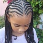 Kid's Small Knotless Braids