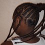 Fulani Braids w/sew-in