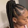 Braiding Ponytail