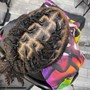 (Full Head) Hair Lightening  W/ Retwist & Style