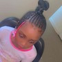 Kid's Braids w/ weave