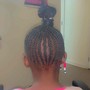 Kid's Braids w/ weave