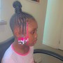 Kid's Braids w/ weave