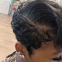 Relaxer and  Hot Curl