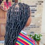 Large boho knotless Braids