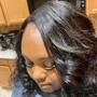 Partial Foil Highlights on weave hair