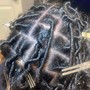 Color braiding hair