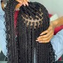 Braid down for wig install or crochet braids up to 10 braids