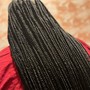 Extra Small Knotless Braids