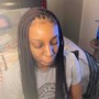 Large Knotless Braids