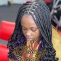 Girls Knotless or Traditional Box Braids Medium Size HAIR INCLUDED