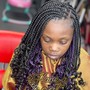 Girls Knotless or Traditional Box Braids Medium Size HAIR INCLUDED