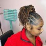 Retwist n 2 strand mid back