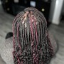 Bob BoxBraids W/ Hair included (Color 1B,27&30)