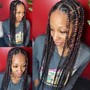 Large Knotless Individual Braids