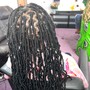 Box Braids butt length