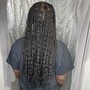 Medium knotless box Braids