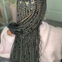 Small Fulani braids