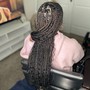 Small Fulani braids