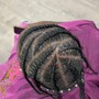 Men wash and braid or twist