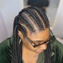 Feed-in/stitch Braids/