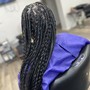 Medium Goddess Knotless Braids