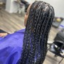 Medium Goddess Knotless Braids