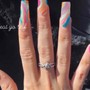 Long Fullset Acrylic Nails