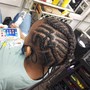 Medium Box Braids natural hair