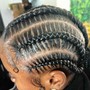 Weave cornrows