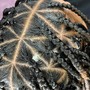 Jumbo knotless Braids thigh length