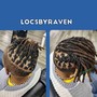 Loc Maintenance  - Half Head of Locs / Undercut