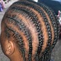 Cornrows on Natural Hair