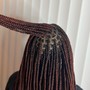 Large Knotless Braids W/ Hair included (Color 1b ,27&30)