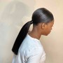 Ponytail with or without Bang