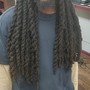 Loc Retwist Shaved Sides (above shoulder)