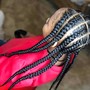 Kids lg knotless braids