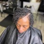 Lock Coloring (highlights, toning, color deposit) w/ Retwist & Styling