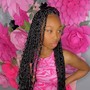 Goddess knotless braids