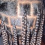 Large knotless braids