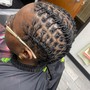 (Full Head) Hair Lightening  W/ Retwist & Style