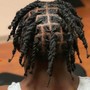 Individual plat braids for men