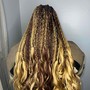 Medium French Curl Braids