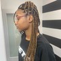 Teens Fulani braids medium