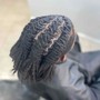 Starter locs (2 strand twist) small