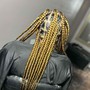 Box braids Over Locs