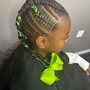 Kid's Braids and  beads